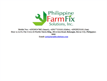 Tablet Screenshot of farmfixsolutions.com